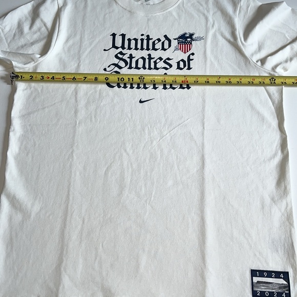 L Tall Womens Nike USA Premium T-Shirt 1924-2024 United States Patriotic FN0874 - Picture 5 of 11